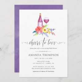 Invitación Acuarela Floral Bridal Shower WEST