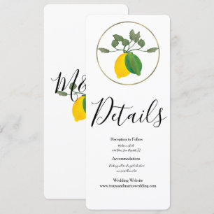 Invitación Acuarela Limoncillo Lima Limón