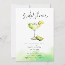 Acuarela Margarita Lime Bridal Shower