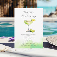 Acuarela Margarita Lime Bridal Shower