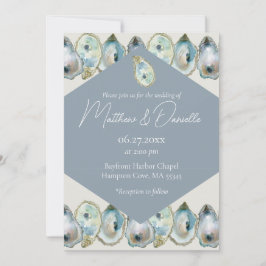Invitación Acuarela Ostra