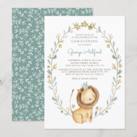 Acuarela Príncipe de León Niño Cristalización