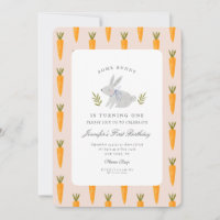 Acuarela que algún conejo cumple un cumpleaños