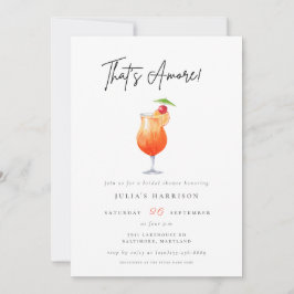 Invitación Acuarela que es más ducha de novia Spritz