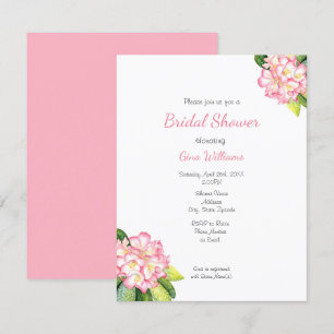 Invitación Acuarela 'Rosa Rhod'