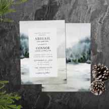 Acuarela Russty Mountain Lake