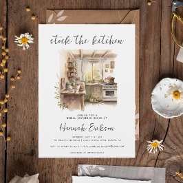Invitación Acuarela Stock The Kitchen Despedida de Soltera