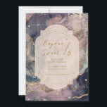 Invitación Acuarela suave Pastel Galaxia Celestial Dulce 16<br><div class="desc">Personalizar para su evento.</div>