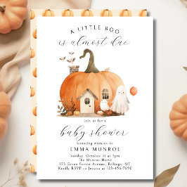 Invitación Acuarela Un Pequeño Bote Casi Debido A Baby Shower