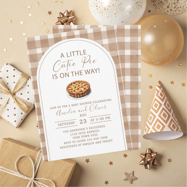 Invitación Acuarela Un pequeño muelle de corbata está en cami (Subido por el creador)