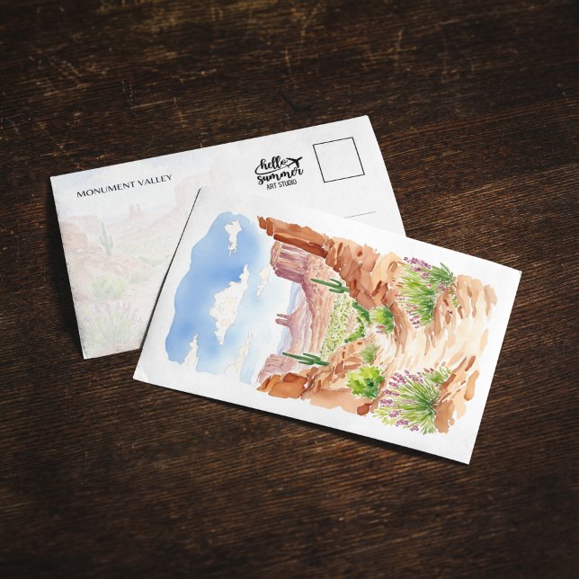 Invitación Acuarela Utah del Valle del Monumento (Subido por el creador)