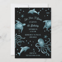 Acuarium Sea Life Kids Ocean Birday Party