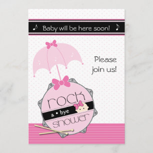 Invitación adaptable de BabyShower del batería