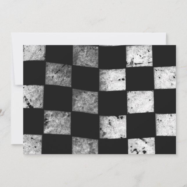 Invitación adaptable de la boda de la bandera a (Anverso)