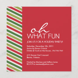 Invitación adaptable de la fiesta de Navidad de la