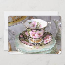 Invitación adaptable de la tarde del té y de la