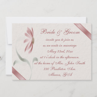 Invitación adaptable del boda de la margarita