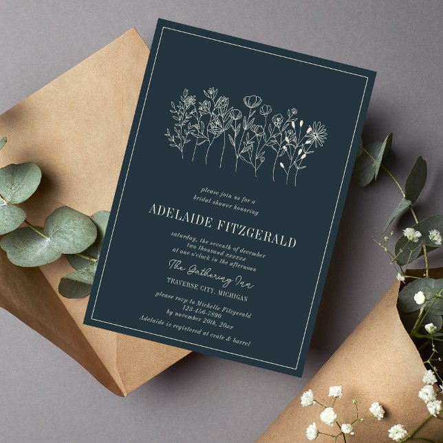 Invitación Adelaide Floral | Colores curados | Bridal Shower (Subido por el creador)
