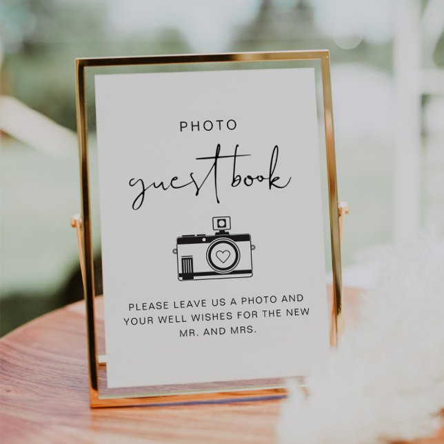 Invitación ADELLA Rótulo Moderno Minimal fotográfico para hué (Subido por el creador)