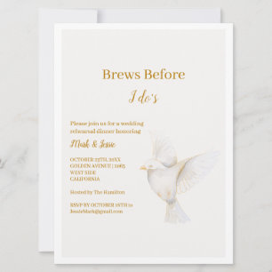 Invitación ADELLE Boda simple de la pareja azul