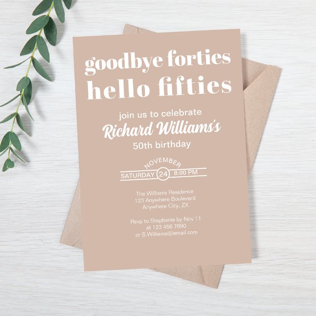 Invitación Adiós 4000 a 50 años (Subido por el creador)