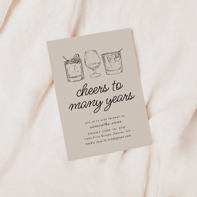 Invitación Adiós mudándose Fiesta de jubilación invita a bebe (Subido por el creador)