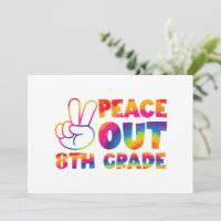 Adiós octavo grado Tie Dye último día 8vo grado 