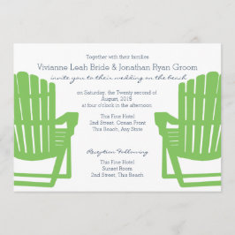 Invitación Adirondack preside la boda de lima y marina