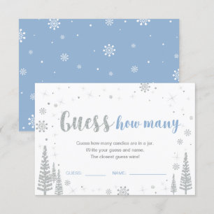 Invitación Adivina Cuántos Juego para Baby Shower Invi de i