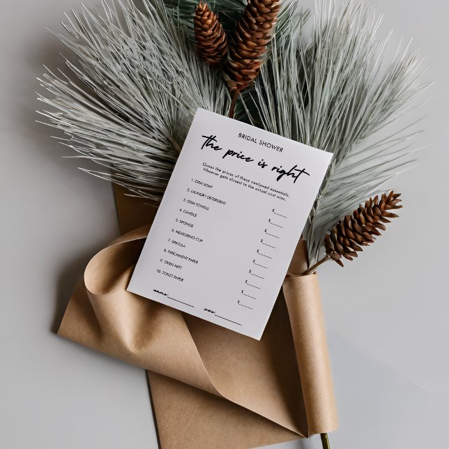 Invitación Adivina lo moderno: el juego de la ducha de novias (Subido por el creador)