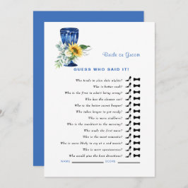 Invitación Adivina mediterránea quién dijo que era el juego d