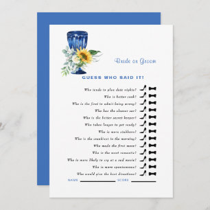 Invitación Adivina mediterránea quién dijo que era el juego d