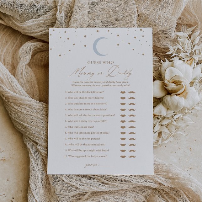 Invitación Adivina quién es la partida de Baby Shower de mamá (Subido por el creador)