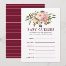 Adivinanzas de bebé para Baby Shower de Rosa y Bor
