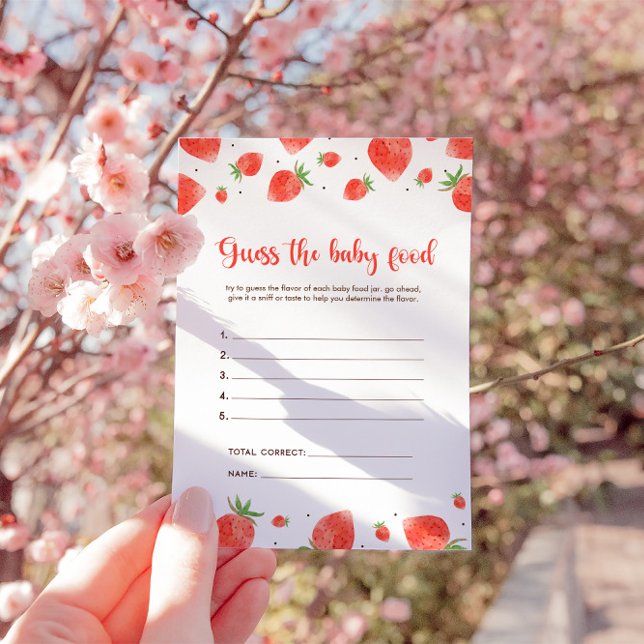 Invitación Adivinen El Juego De Alimentos Para Bebés, Berry S (Subido por el creador)