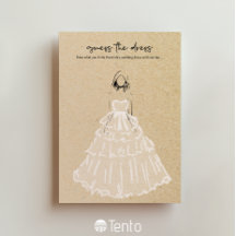 Adivinen El Vestido - Juego De Ducha Bridal