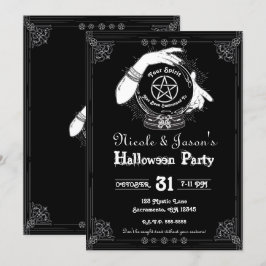 Invitación Adivino de la fortuna mística Fiesta mística de Ha