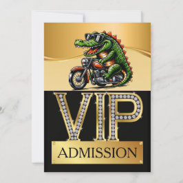 Invitación Admisión VIP a la fiesta del rally de motociclista