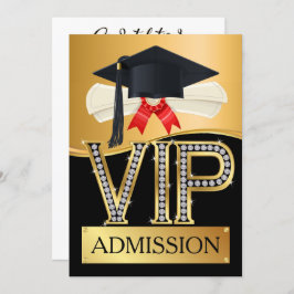 Invitación Admisión VIP de GRADUACIÓN