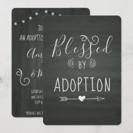 Invitación Adopción del fiesta de Announcment- de la acogida