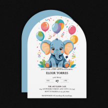 Adorable Baby Elephant Balloons Baby Shower