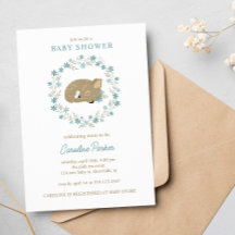 Adorable Fawn Baby Shower