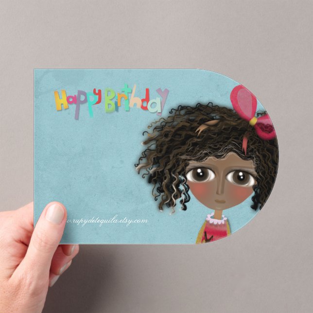 Invitación adorable feliz cumpleaños (Insitu (portátil))