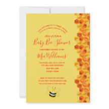 Adorable Honey Bee Tema Baby Shower