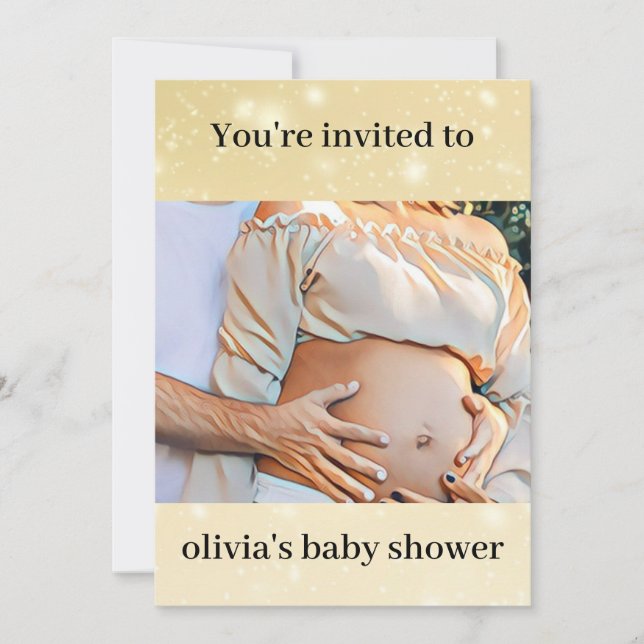 Invitación Adorable queen mom eternal love (Anverso)