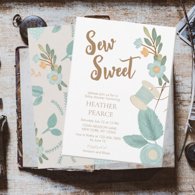 Invitación Adorable Scog Beber Flower Boy Baby Shower (Subido por el creador)