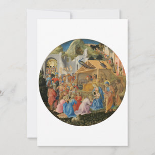 Invitación Adoración de los Magos por Fra Angelico y Filippo 