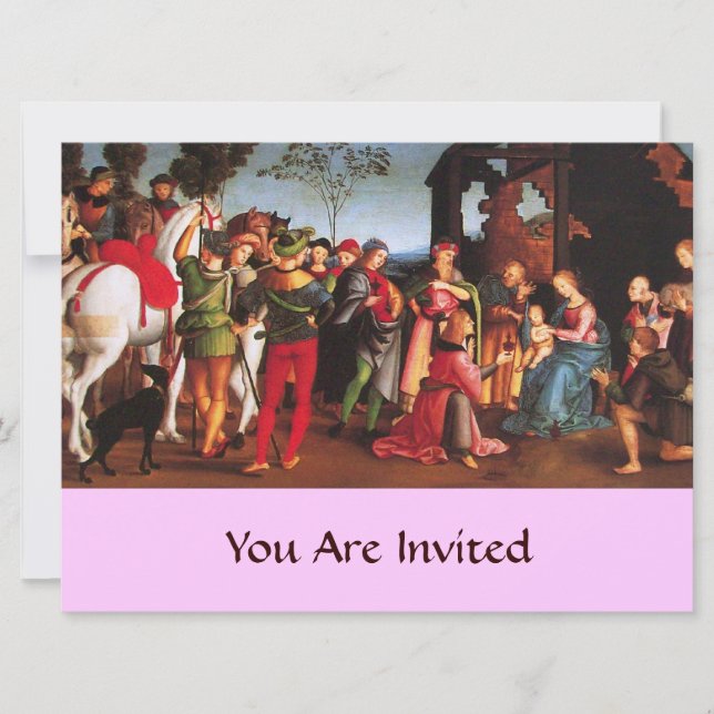 INVITACIÓN ADORACIÓN DEL MAGI (Anverso)