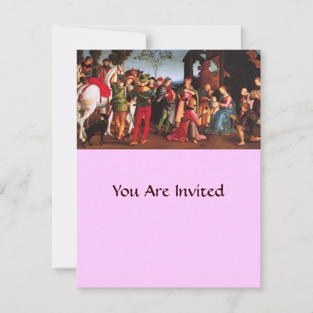 INVITACIÓN ADORACIÓN DEL MAGI (Anverso)