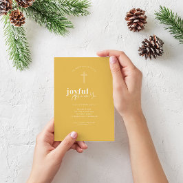 Invitación Adoramos a ti con alegría | Fiesta de Navidad